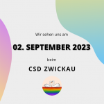 Nächster CSD in Zwickau - 02.09.2023